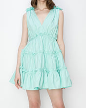 Load image into Gallery viewer, V Neck Ruffled Mini Dress
