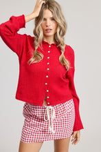 Load image into Gallery viewer, Red Cardigan
