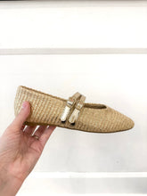 Load image into Gallery viewer, Gold Textured Mary Jane
