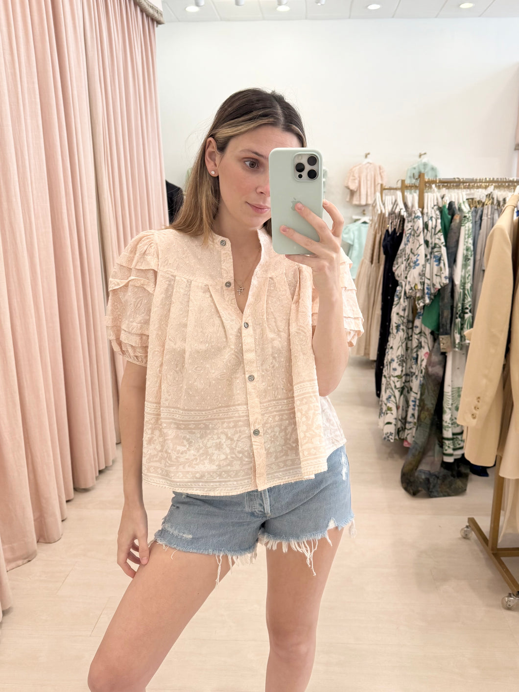 Adela Puff Blouse