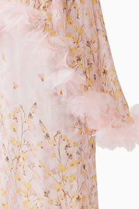 Tulsa Floral Cape Maxi Dress