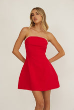 Load image into Gallery viewer, Pearl Strapless Mini Dress
