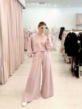 Load image into Gallery viewer, Matching Rib Sweatshirt and Pant Set
