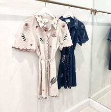 Load image into Gallery viewer, Embroidered Shirt Dress
