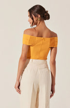 Load image into Gallery viewer, Catherine Twist Off the Shoulder Top
