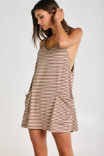 Load image into Gallery viewer, Striped Active Romper Dress
