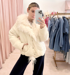 Faux Fur Puffer