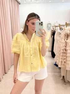 Harlow Checkered Top