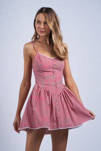 Gingham Mini Dress