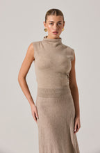 Load image into Gallery viewer, Deora Sleeveless Mock Neck Sweater
