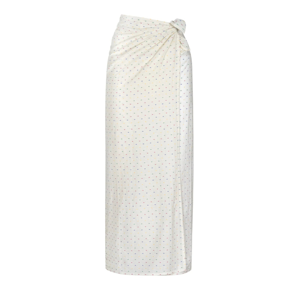 Vanilla Swiss Dot Sarong