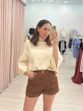 Load image into Gallery viewer, Studded Brown Short

