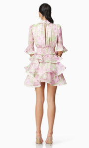 Morgan Floral Tiered MIni Dress