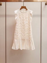 Load image into Gallery viewer, Mesh Panel Sleeveless Mini Dress
