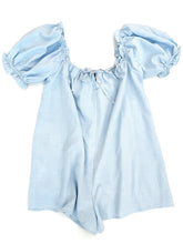 Load image into Gallery viewer, Gingham Puff Sleeve Romper
