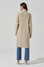 Load image into Gallery viewer, Noemi Ribbed Scarf Cardigan
