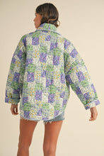 Load image into Gallery viewer, Quilted Mardi Gras Jacket
