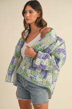 Load image into Gallery viewer, Quilted Mardi Gras Jacket
