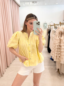 Harlow Checkered Top