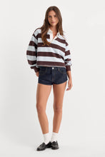 Load image into Gallery viewer, Cropped Rugby Polo
