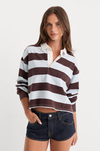 Load image into Gallery viewer, Cropped Rugby Polo
