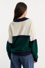 Load image into Gallery viewer, Oversized Rugby Sweater Forest Green
