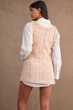 Load image into Gallery viewer, Tweed Mini Dress And Button Down Shirt Set
