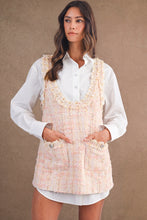 Load image into Gallery viewer, Tweed Mini Dress And Button Down Shirt Set
