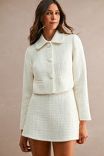 Load image into Gallery viewer, Tweed Crop Jacket and Mini Skort Set
