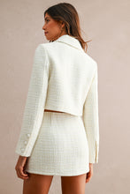 Load image into Gallery viewer, Tweed Crop Jacket and Mini Skort Set
