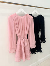 Load image into Gallery viewer, Pleated Ruffle Mini Dress
