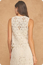 Load image into Gallery viewer, Floral Crochet Midi Skirt Set
