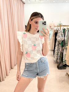 Strawberry Knit  Sweater
