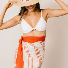 Load image into Gallery viewer, Cherry Pinstripe Sarong

