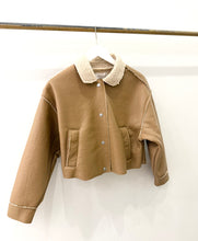 Load image into Gallery viewer, Vegan Leather Faux Fur Jacket
