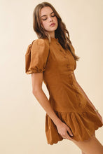 Load image into Gallery viewer, Scalloped Detail Ruffle Hem Dress
