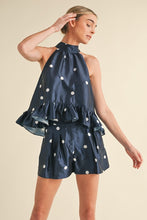 Load image into Gallery viewer, Polka Dot Halter Short Set
