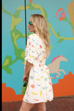 Load image into Gallery viewer, Multi Fish Pleated Dress
