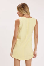 Load image into Gallery viewer, Boat Neck Side Tie Mini Dress
