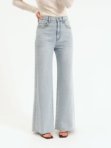 Far Out High Rise Wide Leg LETS DANCE