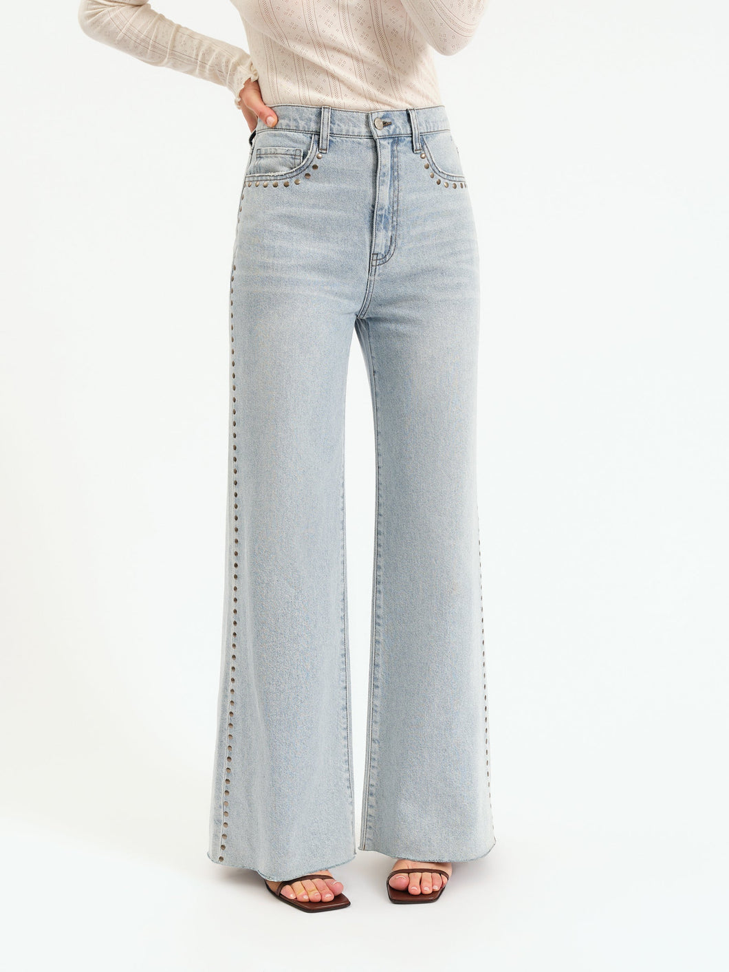 Far Out High Rise Wide Leg LETS DANCE