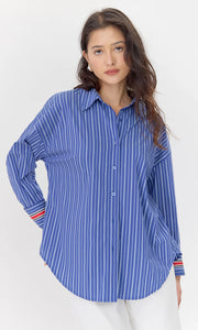 Hattie Oversized Poplin Shirt
