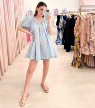 Load image into Gallery viewer, Cotton Floral Button Up Mini Dress
