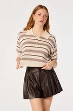 Load image into Gallery viewer, Scottie Knit Polo Sweater
