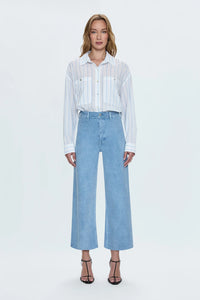 Penny Wide Leg in Frost Blue