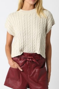 Cable Knit Sweater Top