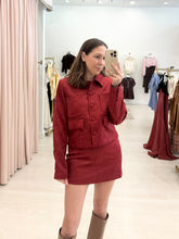 Load image into Gallery viewer, Lian Mini Faux Suede Skirt
