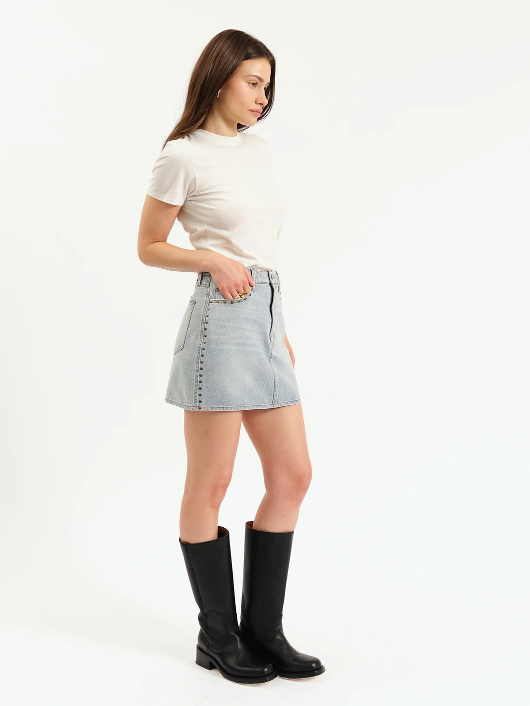 Stash High Rise Mini Skirt LETS DANCE