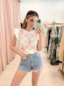 Strawberry Knit  Sweater