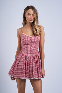 Gingham Mini Dress